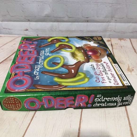 O-Deer Gold Rings Fun Family Christmas Game By House Of Marbles - Picture 5 of 6